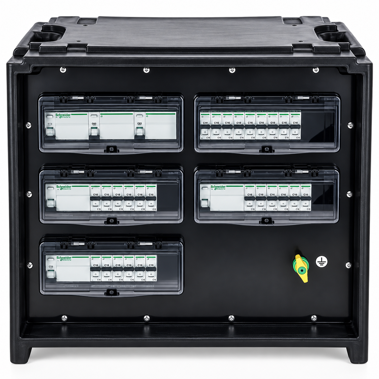 Coffret de chantier 400 V / 230 V avec différentiel – Image 2