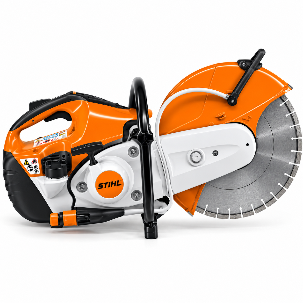 Tronçonneuse thermique à disque 350 mm — béton, pierre, métal stihl