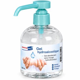Gel hydroalcoolique 500 ml — lot de 4