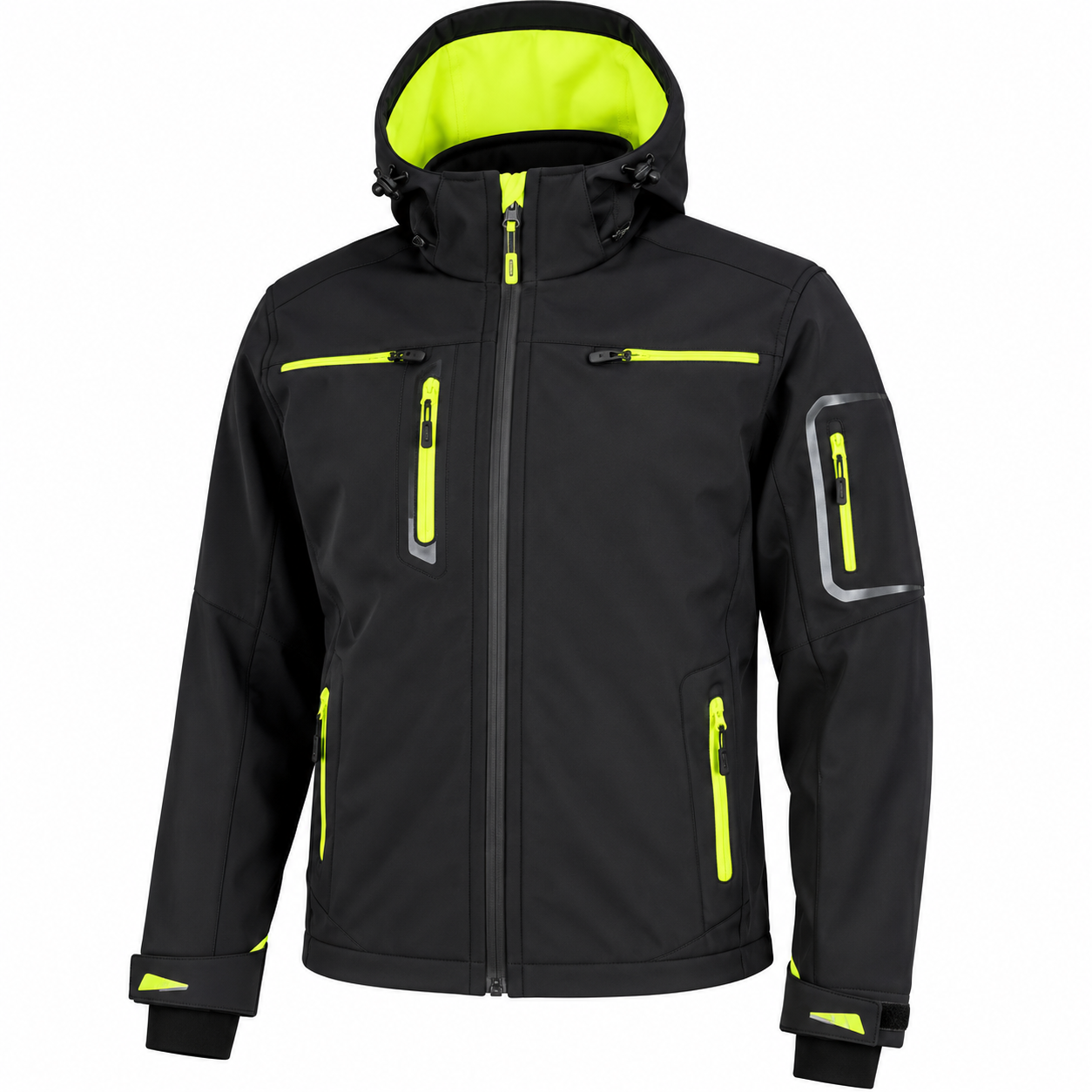 Blouson de travail softshell coupe-vent Veste de travail imperméable T,L